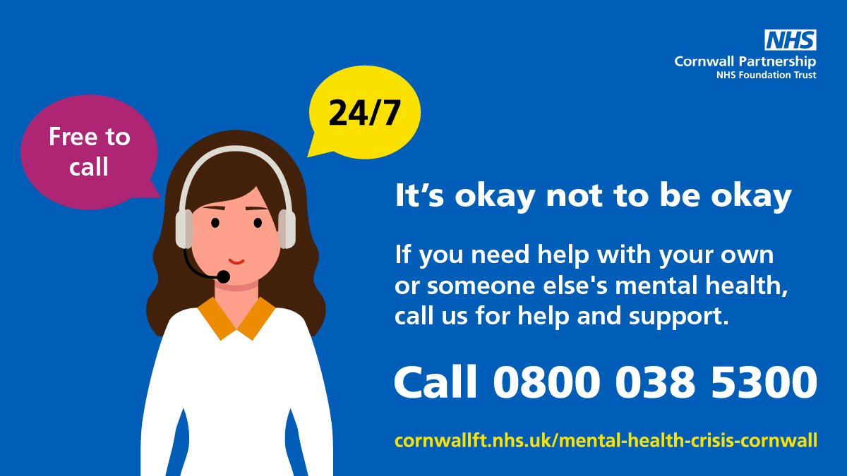 Mental Health Cornwall Helpline Mental Health Cornwall Helpline